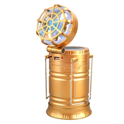 Portable Solar Outdoor LED Camping Lantern with Small Fan,Camping Tent Lights ,Lightweight Hanger Li